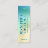 Étiquettes de vêtements Petite entreprise Moderne  (Devant)