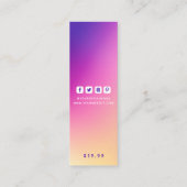 Étiquettes de vêtements Petite entreprise Moderne  (Dos)