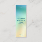 Étiquettes de vêtements Petite entreprise Moderne  (Devant)