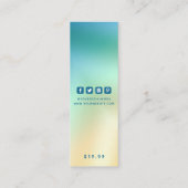 Étiquettes de vêtements Petite entreprise Moderne  (Dos)