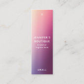 Étiquettes de vêtements Petite entreprise Moderne  (Devant)