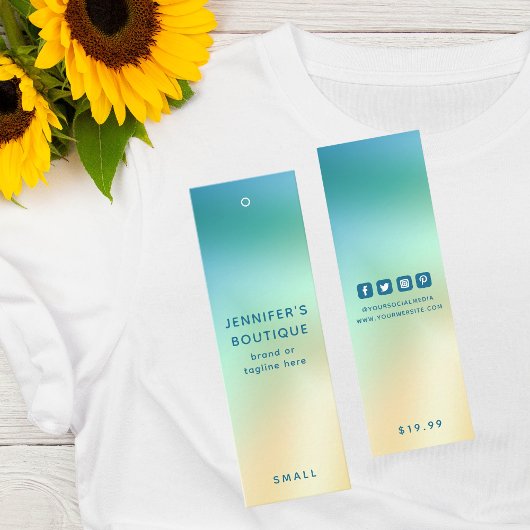 Étiquettes de vêtements Petite entreprise Moderne 