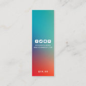 Étiquettes de vêtements Petite entreprise Moderne  (Dos)