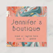 Étiquettes de vêtements Petite entreprise Moderne  (Devant)