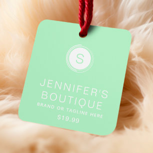 Étiquettes de vêtements Petite entreprise Monnaie