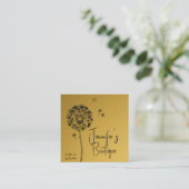 Étiquettes de vêtements Petite entreprise Or Prix  (Debout devant)