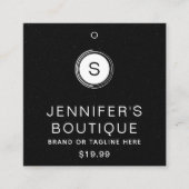 Étiquettes de vêtements Petite entreprise Parties  (Devant)