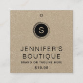 Étiquettes de vêtements Petite entreprise Parties (Devant)