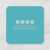 Étiquettes de vêtements Petite entreprise Peau (Dos)