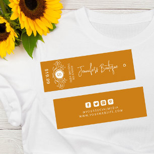 Étiquettes de vêtements Petite entreprise Prix Bro