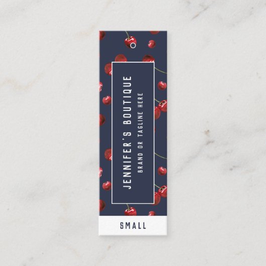 Étiquettes de vêtements Petite entreprise Prix cer (Devant)