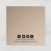 Étiquettes de vêtements Petite entreprise Prix Flo (Dos)