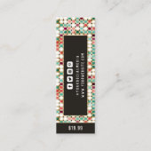 Étiquettes de vêtements Petite entreprise Prix rét (Dos)