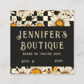 Étiquettes de vêtements Petite entreprise Rétro Su (Devant)