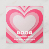 Étiquettes de vêtements Petite entreprise Rose Coe (Dos)