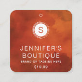 Étiquettes de vêtements Petite entreprise Teracott (Devant)