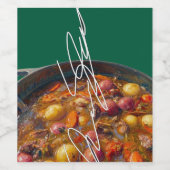 Étiquettes de vin à signature (Étiquettes simples)