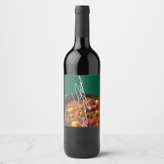 Étiquettes de vin à signature (Devant)