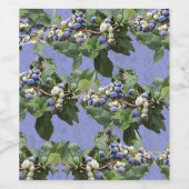 Étiquettes de vin Blueberry (Étiquettes simples)