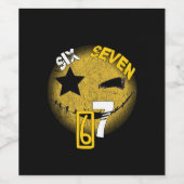Étiquettes de vin Cool Six Seven ! (Étiquettes simples)