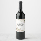 étiquettes de vin de citation drôle (Devant)