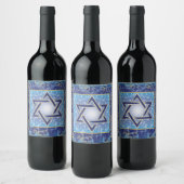 Étiquettes de vin de Hanukkah Étiquettes de boutei (Bouteilles)