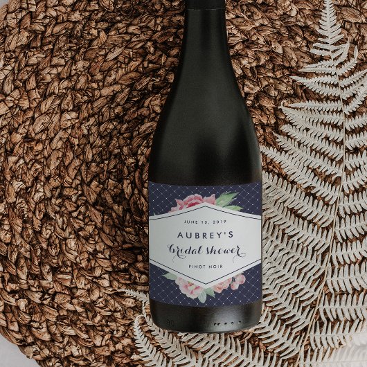 Étiquettes de vin de la Fête des mariées antique P