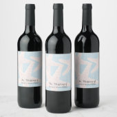 Étiquettes de vin de plage étoile de mer blanche e (Bouteilles)
