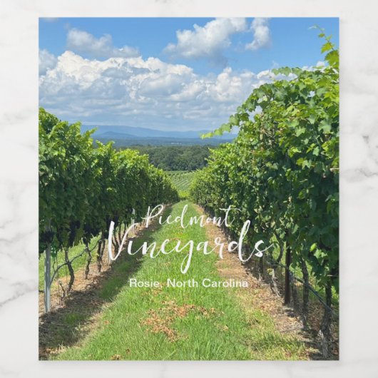 Étiquettes de vin de vignoble (Étiquettes simples)