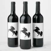 Étiquettes de vin étincelant (Bouteilles)