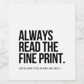 Étiquettes de vin Faire-part bébé, cadeau tante et (Étiquettes simples)