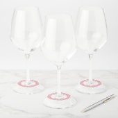 Étiquettes de vin Flower Wreath (Lot)