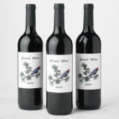 Étiquettes de vin Forest Santa Crow (Bouteilles)