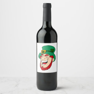 Étiquettes de vin Leprechaun ou de vin mousseux