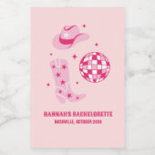 Étiquettes de vin mini pour enterrement de vie de (Étiquettes simples)