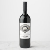 étiquettes de vin orchidée cheers (Devant)