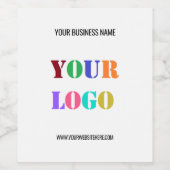 Étiquettes de vin personnalisées avec logo pour en (Étiquettes simples)