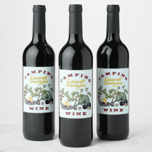 Étiquettes de vin personnalisées sur le thème du c
