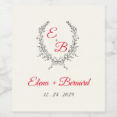 Étiquettes de vin personnalisés (Étiquettes simples)