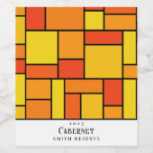 Étiquettes de vin personnalisés rétro (Étiquettes simples)