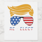 Étiquettes de vin pour Trump (Étiquettes simples)