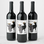 Étiquettes de vin Royal Cats (Bouteilles)
