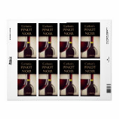 Étiquettes de vins maison (Vertical) (Feuille entière)