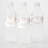 étiquettes d'eau fleur sauvage, bouteille d'eau ét (Bouteilles)