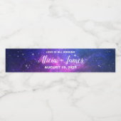 Étiquettes d'eau Galaxy Personnalisé (Étiquettes simples)