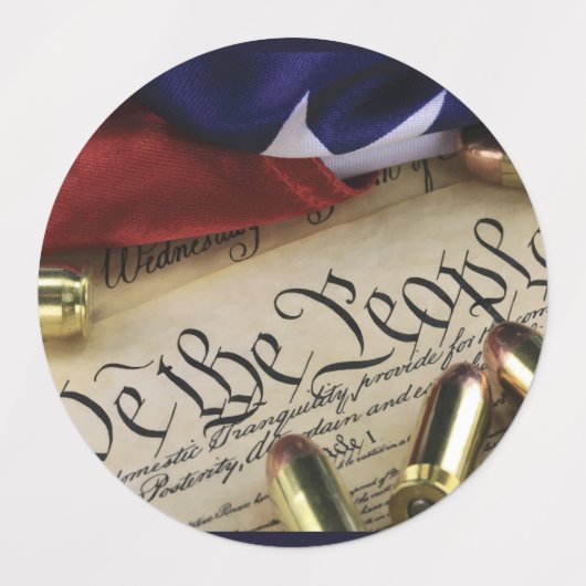 Étiquettes Déclaration d'indépendance (Design 2)