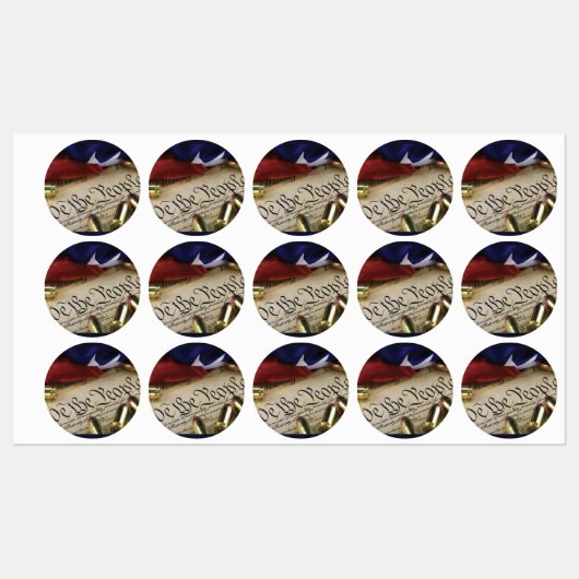 Étiquettes Déclaration d'indépendance (Feuille)