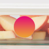 Étiquettes dégradé rose et orange (Apposé)