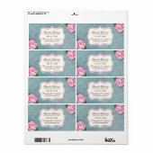 Étiquettes d'emballage de la boulangerie Whimsical (Feuille entière)