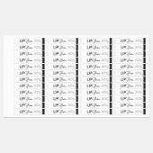 Étiquettes d'emballage de marque de brillance de l (Feuille)